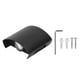 thumbnail image 1 of Aplique de pared LED impermeable decorativo de aleación de aluminio negro para exteriores, 110-265 V, luz blanca, 1 of 14
