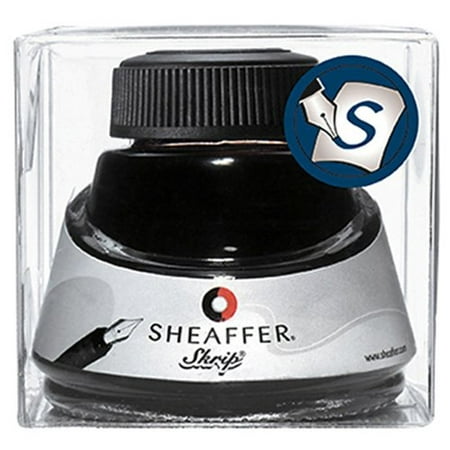 Sheaffer Skrip Jet Blue/Black Bottled Ink, 50ml -94211, World famous Sheaffer Skrip brand bottled ink for those who wish to refill their Sheaffer fountain pen.., By (Best Fountain Pen In The World)