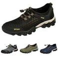 thumbnail image 2 of krdevn Barefoot Shoes Women/Men - Men Summer Mesh Breathable Hiking Shoes Walking Shoes Outdoor Travel Shoes Sports Shoes,River Trekking Shoes, Fishing Wader Boots, 2 of 7