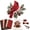 Cardinal, variant on Christmas Patchwork Fabric DIY Decor Kit, Patchwork Sewing Craft Kit, Handmade Holiday Decoration DIY Craft Gift for for Adults and Beginners