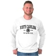 thumbnail image 3 of North Carolina Cute Footprints Beach Long Sleeve TShirt Men Women Brisco Brands S, 3 of 6