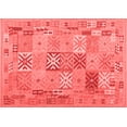thumbnail image 1 of Ahgly Company Indoor Rectangle Abstract Red Contemporary Area Rugs, 3' x 5', 1 of 4