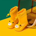 thumbnail image 3 of Rain Shoes For Children Lined Rubber Boots For Boys And Girls, Lightweight Rain Boots Water Proof NonSlip Gumboots With Drawstring, 3 of 5