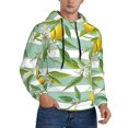 thumbnail image 2 of Rateoe Lemon Pattern Mens Hoodie, Pullover Hooded Sweatshirt, Kangaroo Pocket Hoodie Ideal for Daily Wear, Travel and Home-XX-Large, 2 of 7