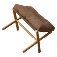 thumbnail image 1 of Foldable X Leg Soft Cushioned Foot Stool Multifunctional Foot Rest with Soft Cushion, 1 of 7