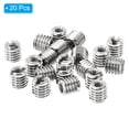thumbnail image 3 of Unique Bargains Adaptateurs de Filetage Manchon Réducteur Écrou 20 Pcs M6x1 Mâle à M3x0.5 Femelle Réparation Insert Écrou 6mm, 3 of 7