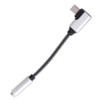 thumbnail image 2 of KAKOWELY Earphone Adapter 1PC Type-C Adapter Type-C to 3.5mm Earphone Adapter DAC Digital Audio Decoding Adapter Audio Adapter for Home Office (Silver)4.53"X0.47"X0.24", 2 of 5