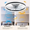 thumbnail image 3 of Spaco Ceiling Fan with Lights for Home Remote Control, Dimmable LED, 3 of 9