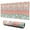 Pink Pioneer Flower, variant on Long Mouse Pads for Desk,Vibrant Pioneer Flower Pattern Desk Mats on Top Of Desks, Desk Mouse Pad Extra Large with 3mm Non-Slip Base and Stitched Edge for Gaming,Office,Work,Home 31.5"x11.8"