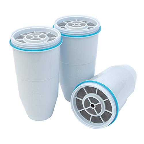 ZeroWater Replacement Filters 3-Pack BPA-Free Replacement Water Filters for ZeroWater Pitchers and Dispensers NSF Certified to Reduce Lead and Other Heavy Metals