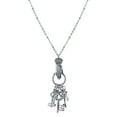 thumbnail image 4 of 1928 Jewelry Multi Keys Charm Pendant Necklace For Women 28 Inches, 4 of 4
