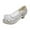 Silver, variant on Splozh Baby Mary Jane Shoes Girls' Diamond Princess High Heels Shoes for Party and Wedding Blue,9-9.5 Years