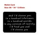 thumbnail image 1 of Inserto de billetera grabado Tarjeta de billetera de metal personalizada Regalos para esposo / esposa yeacher Tarjeta de cartera, 1 of 5