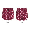 thumbnail image 5 of Haiem white Tree red plaid Women's 2 in 1 Running Shorts - Lightweight Athletic Workout Gym Yoga Breathable Sports Shorts Liner with Phone Pockets-Small, 5 of 9