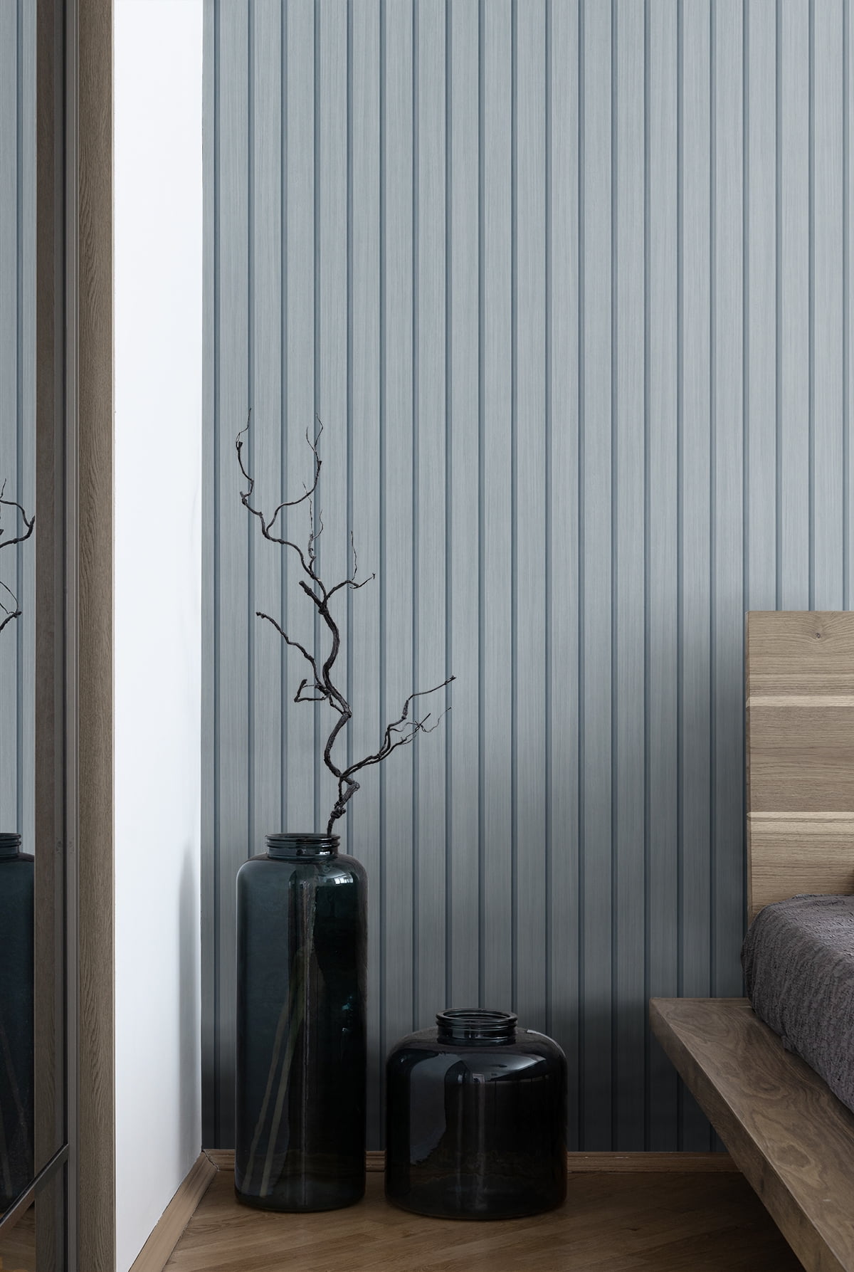 Stacy Garcia Home Faux Wooden Slats Peel and Stick Wallpaper