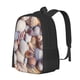 thumbnail image 1 of Disketp Sea Shells Mochila Minimalista de Gran Capacidad, Mochila de Viaje para Escuela, Trabajo o Uso Diario, 1 of 6