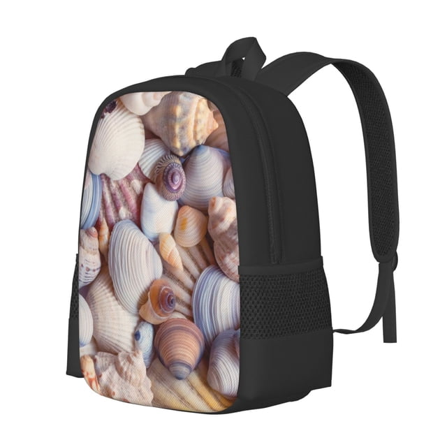Disketp Sea Shells Mochila Minimalista de Gran Capacidad, Mochila de Viaje para Escuela, Trabajo o Uso Diario