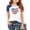 #A02-White, variant on Abcomgle Girls 4th Of July T-Shirts 10-12 Red White Blue Bow Print Patriotic Shirts Raglan Short Sleeve Crewneck Shirts Memorial Independent Day Tees