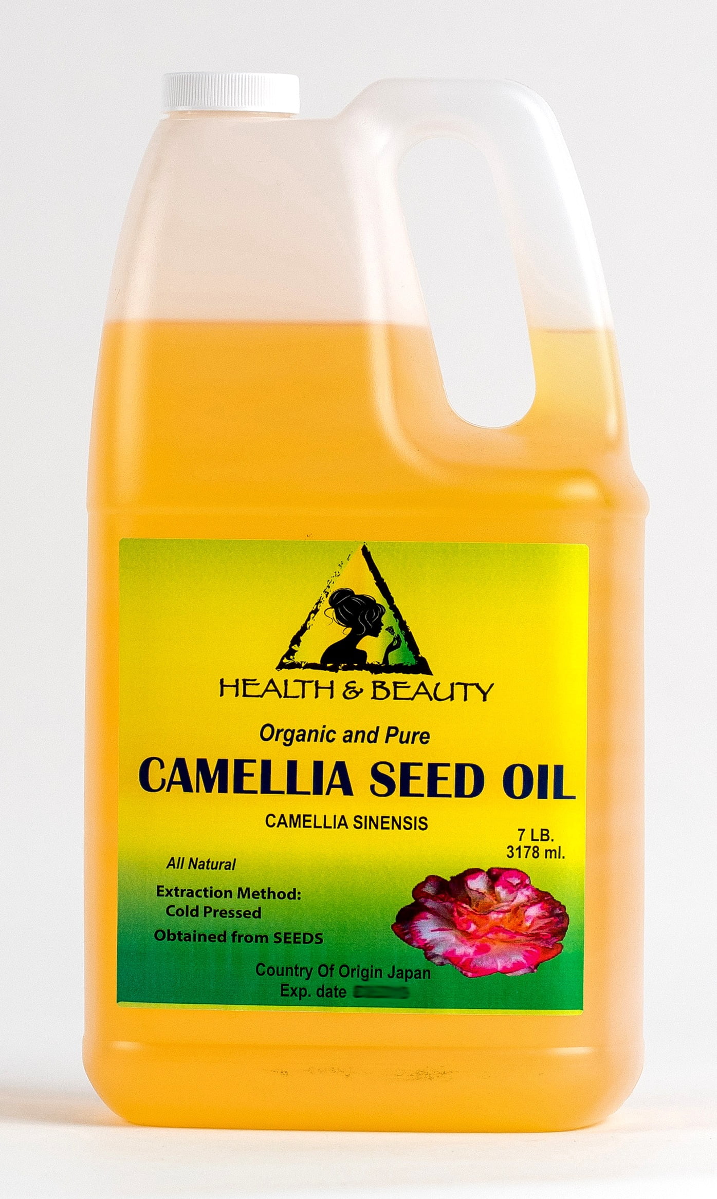 Camellia / Camelia Seed Oil Refined Organic Carrier Cold Pressed 100% Pure 7 Lb