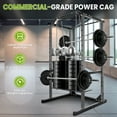 thumbnail image 4 of Adjustable Squat Rack, 1200LB All-in-One Squat Rack, 45.6"×44.3"×81.5" Squat Rack Power Cage with J-Hooks for Home Gym Strength Exercises, 4 of 8