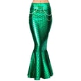thumbnail image 1 of Falda de sirena Spooktacular Creations con holograma metálico con perla, 1 of 6