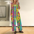 thumbnail image 2 of IROINNID Sleeveless Jumpsuit For Women Full-Length Ladies Summer Backless Loose Long Rompers, 2 of 8