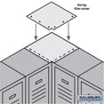 thumbnail image 1 of Salsbury 77832GY 12 in. Flat Top Filler Corner for Metal Locker, Gray, 1 of 1