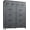12-Gray, variant on Simenmax 8-Drawer Fabric Dresser, Tall Vertical Chest of Drawers with Raised Shelf, Heavy-Duty Metal Frame Storage Tower with Fabric Bins for Closet, Hallway, Entryway,Brown