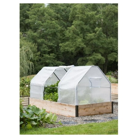 

Gardeners Supply Company Multi-Season Plant Protection Grow Tent Cover | Outdoor Greenhouse Gardening Plants Flowers and Vegetable Garden Netting Pest and Bugs Protector | (93 L x 44-7/8 W)