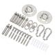 thumbnail image 1 of Kit De Perchas Para Columpio, Anillo De Rotación, Acero Inoxidable 304, Placa Fija Silenciosa, Kit Para Colgar Hamaca, Flexible Para Gimnasia ANGGREK Hammock Hanging Kit, 1 of 8