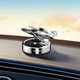 thumbnail image 4 of IBaodan Aeroplane Solar Rotating Car Aroma Jewellery Helicopter Car Aroma Car Perfume Interior Decoration Accessories Car And Home Diffuser Housewarming Gift, 4 of 4
