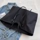 thumbnail image 1 of Bolsa de hombro Oxford para mujer de gran capacidad para compras viajes de mano (negro) Likrtyny Para Estrenar, 1 of 3