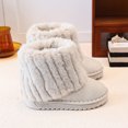 thumbnail image 6 of OGLCCG Boys Girls Snow Boots Suede Winter Warm Faux Fur Lined Slip On Outdoor Winter Shoes for Toddler/Little Kid/Big Kid Size 3-11, 6 of 7