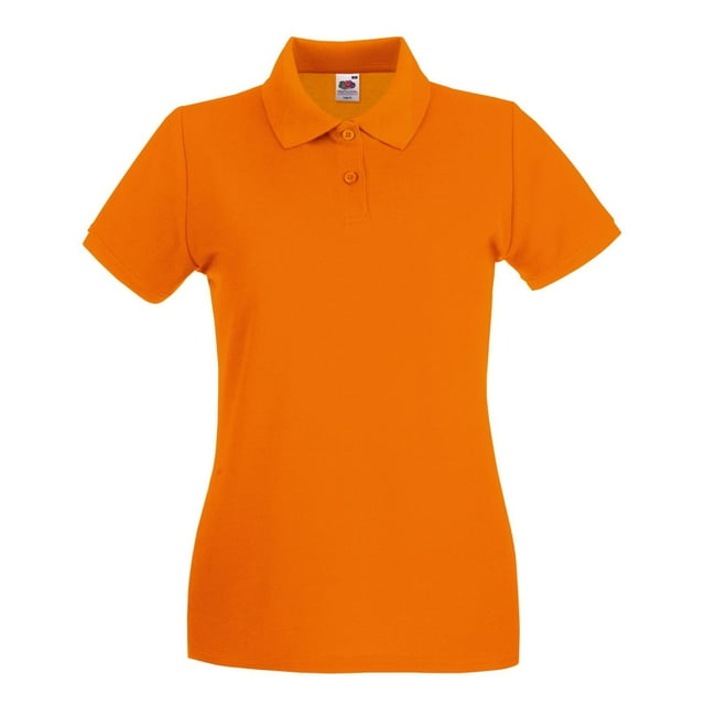 Fruit of the Loom Polo Ajusté à Manches Courtes pour Femmes de Qualité Supérieure