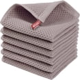 thumbnail image 2 of Paños de cocina de algodón - Paños de cocina de tejido suave y absorbente - Paquete de 6 trapos de cocina de secado rápido - Paños de cocina de 13 x 13 pulgadas para lavar platos en la cocina, 2 of 6