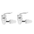 thumbnail image 2 of Dayesque 2pcs Push Style Faucet Beverage Dispenser Carafe Replacement Spigot Lever Pour Spout, 2 of 8