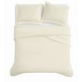thumbnail image 4 of Truly Soft Everyday Solid 3-Piece King Duvet Set in Vanilla, Polyester , Adult, All Season, OEKO-TEX Certified, 4 of 10