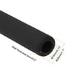 thumbnail image 3 of Pipe Insulation Tubes Foam Tubing for Handle Grip Support 18mm ID 28mm OD 200mm Heat Preservation Black 2pcs, 3 of 6