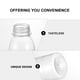 thumbnail image 4 of ColoMX Botellas de agua de leche de plástico de 10 piezas 350 ml botellas de bebida de yogur de jugo transparente, 4 of 7