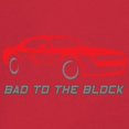 thumbnail image 3 of Bad To The Block Muscle Car Sweatshirt Street Racer American RT V8 Octane Power Perfomance Racing Coupe Hoodie, 3 of 7
