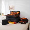 thumbnail image 6 of Castle Fairy Mythology Phoenix Twin Bedding Sets,Flame Bird Bedding Comforter Set, 6 of 8