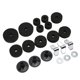 thumbnail image 2 of 21 piezas de accesorios de repuesto para platillos, fieltros, fundas, tuercas de mariposa, arandelas para copa de embrague de hi-hat, color negro, 2 of 14