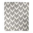 thumbnail image 1 of NUDECOR Throw Blanket Warm Cozy Print Flannel Herringbone Modern Zigzag Geometric Triple Chevron Pattern Comfortable Soft for Bed Sofa and Couch 58x80 Inches, 1 of 1