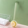 thumbnail image 6 of OAVQHLG3B Loofah Back Scrubber for Shower, Wooden Long Handle Bath Sponge Lufa Shower Brush, Soft Nylon Mesh Back Cleaner Washer, Women & Men Exfoliating Luffa Pouf on a Stick for Body, 6 of 7