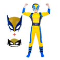thumbnail image 1 of Disfraz de superhéroe de lujo para niños, Cosplay de Los Vengadores de Marvel, Capitán América, máscara de Halloween, Mono xuanjing unisex, 1 of 2
