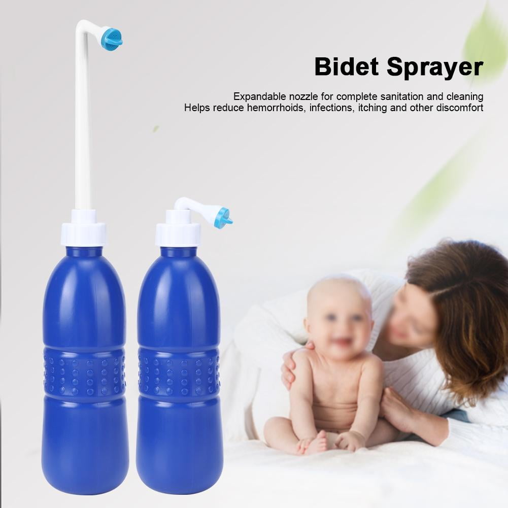 YLSHRF Travel Bidet Sprayer,620ml Portable Handheld Bathroom Home Travel Use Bidet Sprayer Bottle Spray Hygiene Cleaner,Toilet Bidet Sprayer