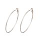 thumbnail image 2 of Qarigey 1 par de pendientes de aro, colgantes de oreja redondos de estilo Simple creativo, accesorio de moda, adornos de orejas para decoración dorada Ropa, zapatos y accesorios Miscelánea Plata 9cm Qarigey AP009026-25B, 2 of 6