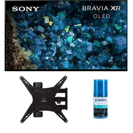 Sony XR55A80L 55 Inch 4K HDR OLED Smart Google TV with PS5 Features with a Walts TV Medium Full Motion Mount for 32 Inch-65 Inch Compatible TV's and Walts HDTV Screen Cleaner Kit (2023)