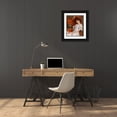 thumbnail image 3 of Hassam, Childe 12x14 Black Ornate Wood Framed with Double Matting Museum Art Print Titled - The Victorian Chair, 3 of 4