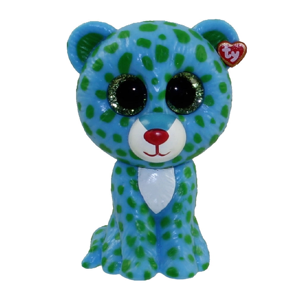 TY Beanie Boos - Mini Boo Figures - LEONA the Blue Leopard (2 inch